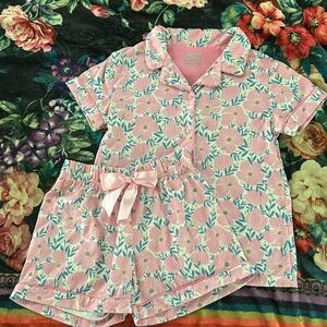 Girls pajama set size 10/12